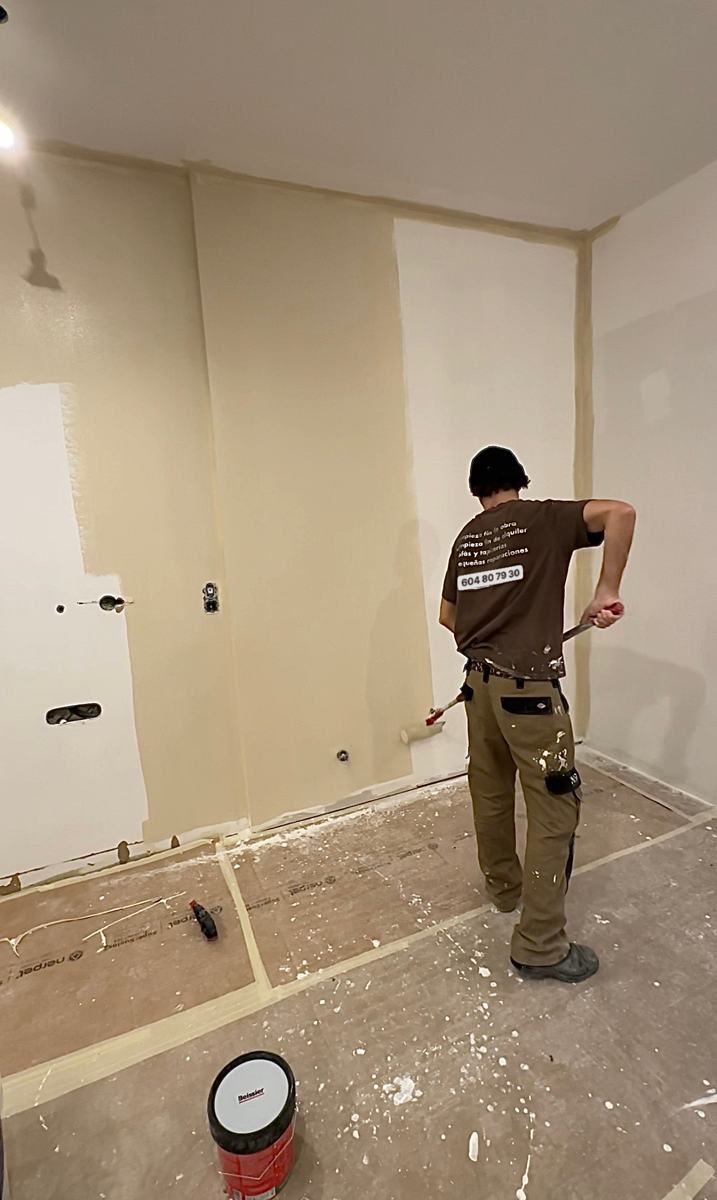 Pintando una pared
